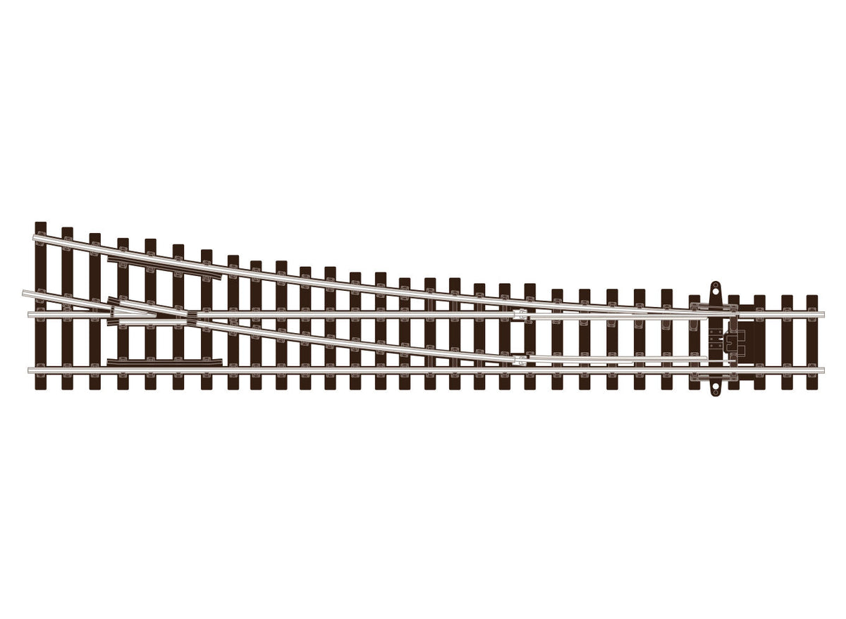 Peco TT:120 Code 55 Medium Radius Right Turnout – SL-U1295 — exact-part product image