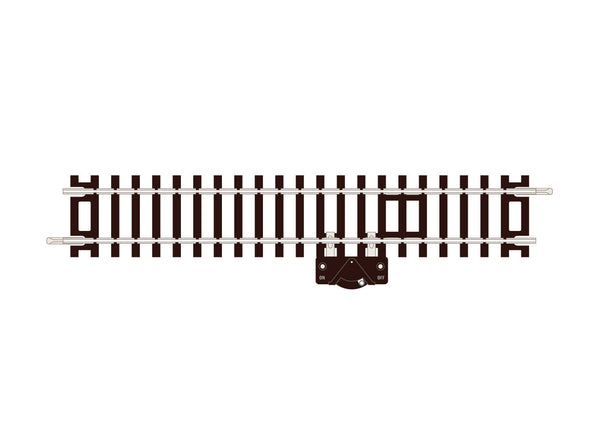 Setrack OO/HO Code 100 Isolating Standard Straight Track with Switch — exact-part product image