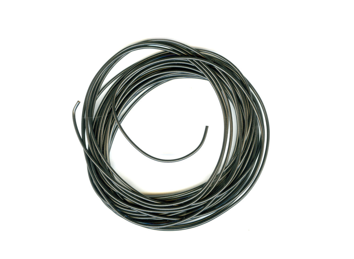 PECO PL-38BK black 3-amp 16-strand electrical wire coil.