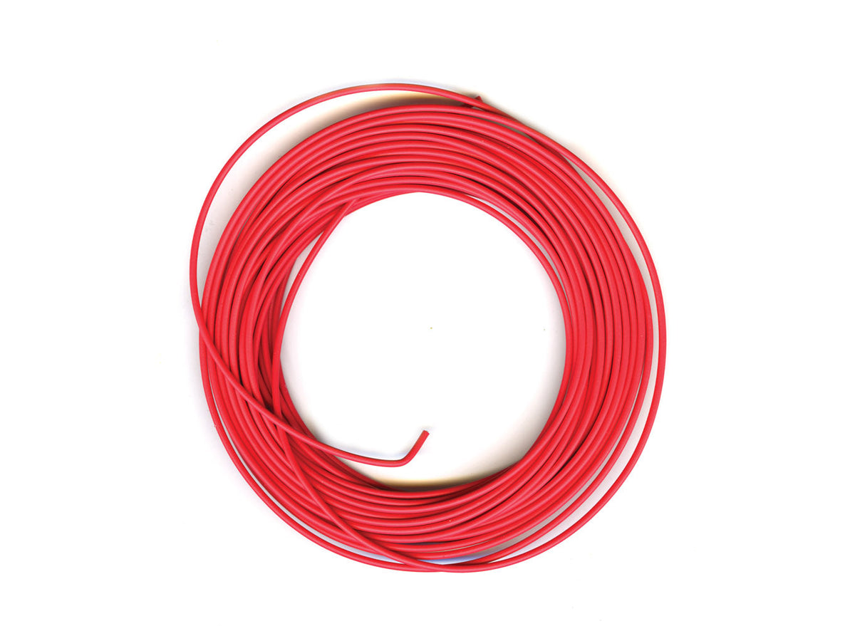 PECO PL-38R red 3-amp 16-strand electrical wire coil.
