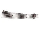 PECO SL-E186 HO/OO Code 75 Electrofrog right-hand curved turnout