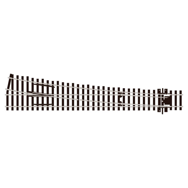 PECO SL-E188 Code 75 large-radius right-hand Electrofrog turnout
