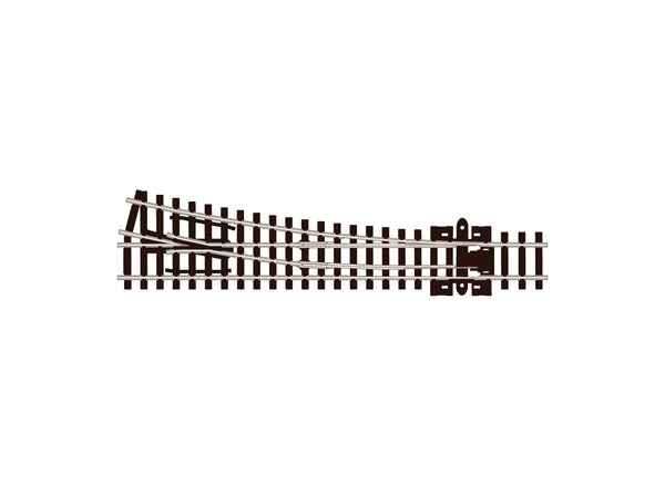 PECO SL-E395 N gauge Code 80 medium-radius right-hand Electrofrog turnout