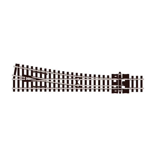 PECO SL-U395F N gauge Code 55 medium-radius right-hand Unifrog turnout