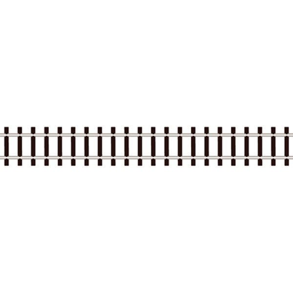 PECO SL-201 Z scale Code 60 flexible track, manufacturer illustration showing a track detail with wood-style sleepers.