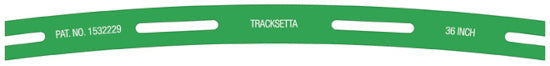 PECO Tracksetta OOT36 OO/HO track-laying template marked 36 inch radius