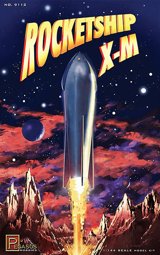 Pegasus Hobbies 1/144 Rocketship X-M model kit, item 9112