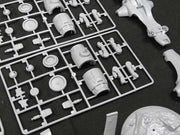 Pegasus 9016 engine pod halves and body components before assembly