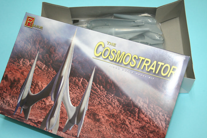 Pegasus 9114 Cosmostrator 1:350 kit, open retail box with unassembled parts