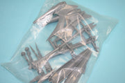 Pegasus 9114 Cosmostrator parts bag, reverse view showing body and engine components
