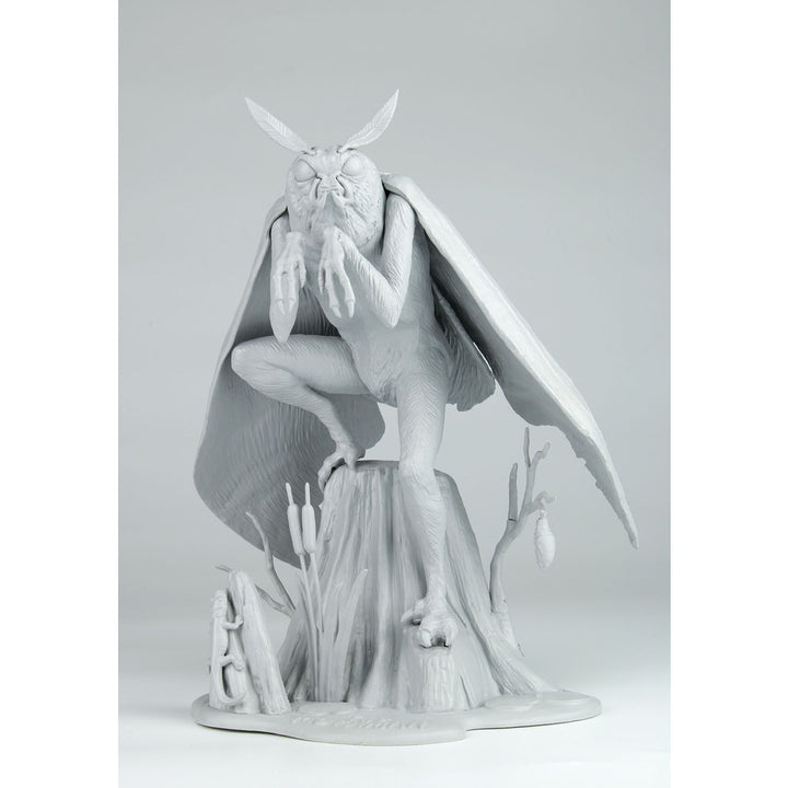Pegasus 9130 Mothman, assembled unpainted model on the included scenic base