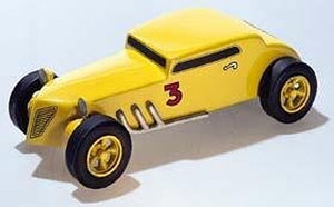 PineCar Pinewood Derby Bandit Coupe Deluxe #374 - product image