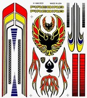 PineCar P313 Turbo Dry Transfer Decal Sheet - view 2