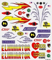 PineCar P313 Turbo Dry Transfer Decal Sheet - view 3
