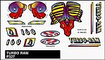 PineCar Turbo Ram Stick-On Decal - PINP327