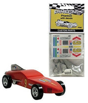 Pinewood Derby Phantom Transfer Decals & Custom Casted Parts - product image