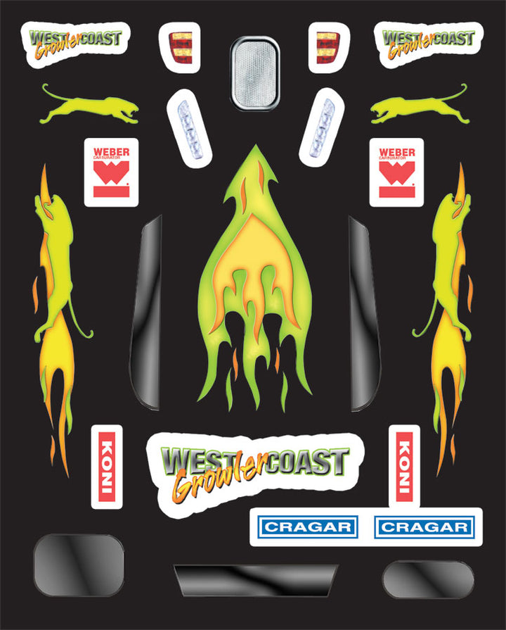 PineCar P3949 West Coast Growler Premium Racer Kit