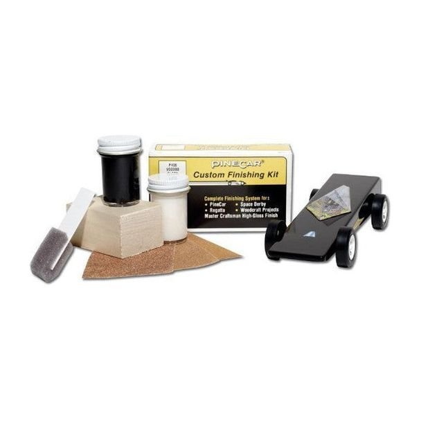 PineCar P406 Voodoo Black Custom Finishing Kit