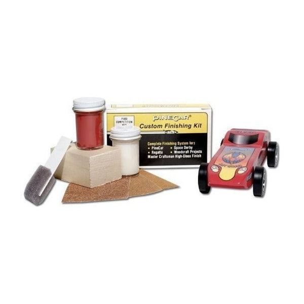 PineCar P409 Competition Red Custom Finishing Kit