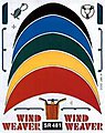 PineCar SR481 Wind Weaver Sailboat Racer Dry Transfer Decals