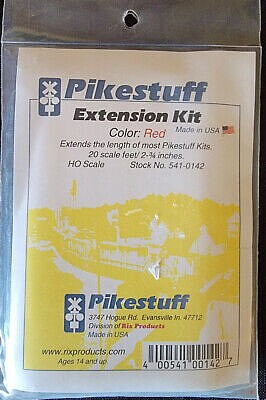 Pikestuff 541-0142 HO Scale Red Extension Kit product image