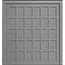 Pikestuff Doors (White Styrene)30-Panel Wood pkg(2) — exact product reference
