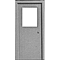 Pikestuff Doors (White Styrene)Entryway Type w/Single Large Window pkg(3) — exact product view