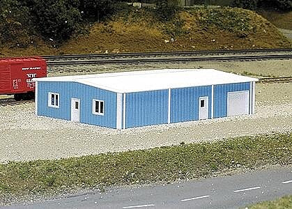 Pikestuff N Scale Multi-Purpose Building – 40 x 60 – Blue – 8005– product image