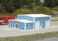 Pikestuff N Scale Contractors Building – Blue – 8006– product image 1