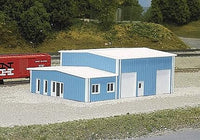 Pikestuff N scale contractors building blue 8006