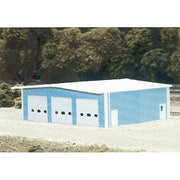 Pikestuff Fire Station(blue) Scale 50 x 40' 15.2 x 12.2m — exact product view
