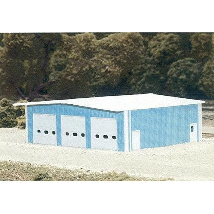 Pikestuff Fire Station(blue) Scale 50 x 40' 15.2 x 12.2m — exact product view