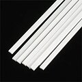 Plastruct 90724 MS-208 white styrene strips .020 x .080 inch 10-pack
