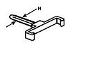 Plastruct LC-12 ladder clips 5-pack 95436