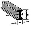 Plastruct 90021 B-2 ABS I-Beam