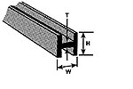 Plastruct 90061 H-2 1/16" ABS H-Column