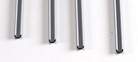 Plastruct HP-3 Half-Round – 3/16 in x 15 in – 4 Pack – 90171