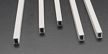 Plastruct RT-12 ABS Rectangular Tube – 3/8 in x 15 in – 5 Pack – 90223