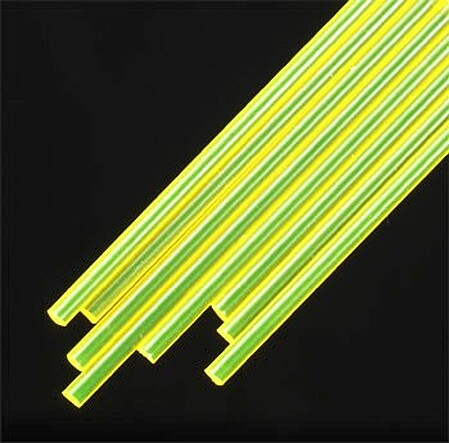 Plastruct 3/32-Inch Fluorescent Acrylic Rod 8-Pack – 90282– product image
