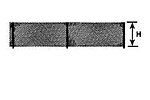 Plastruct 90451 FEN-4 Chain Link Fence
