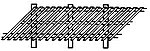 Plastruct 90456 FEN-24 Diagonal Fence