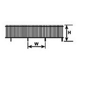 Plastruct FEN-31 1:500 Picket Fence