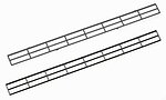 Plastruct 90471 HR-2 ABS Hand Rail