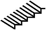 Plastruct 90952 STEP-4 Stair Steps HO Scale / 1:100
