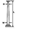 Plastruct 90991 COL-24 Georgian Column