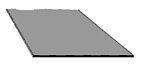 Plastruct 91007 SSA-110 .100" Gray ABS Plain Sheet – 7 x 12 in