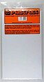 Plastruct 91103 SSS-103 .030" White Styrene Plain Sheet – 7 x 12 in