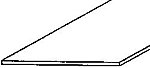 Plastruct 91301 FASB-101 Fluorescent Blue Acrylic Sheet .010" x 7 x 12 in