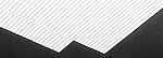Plastruct 91552 PS-52 3/16" Clapboard Siding Patterned Sheet