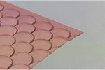 Plastruct 91654 PS-128 Scalloped Edge Tile Patterned Sheet